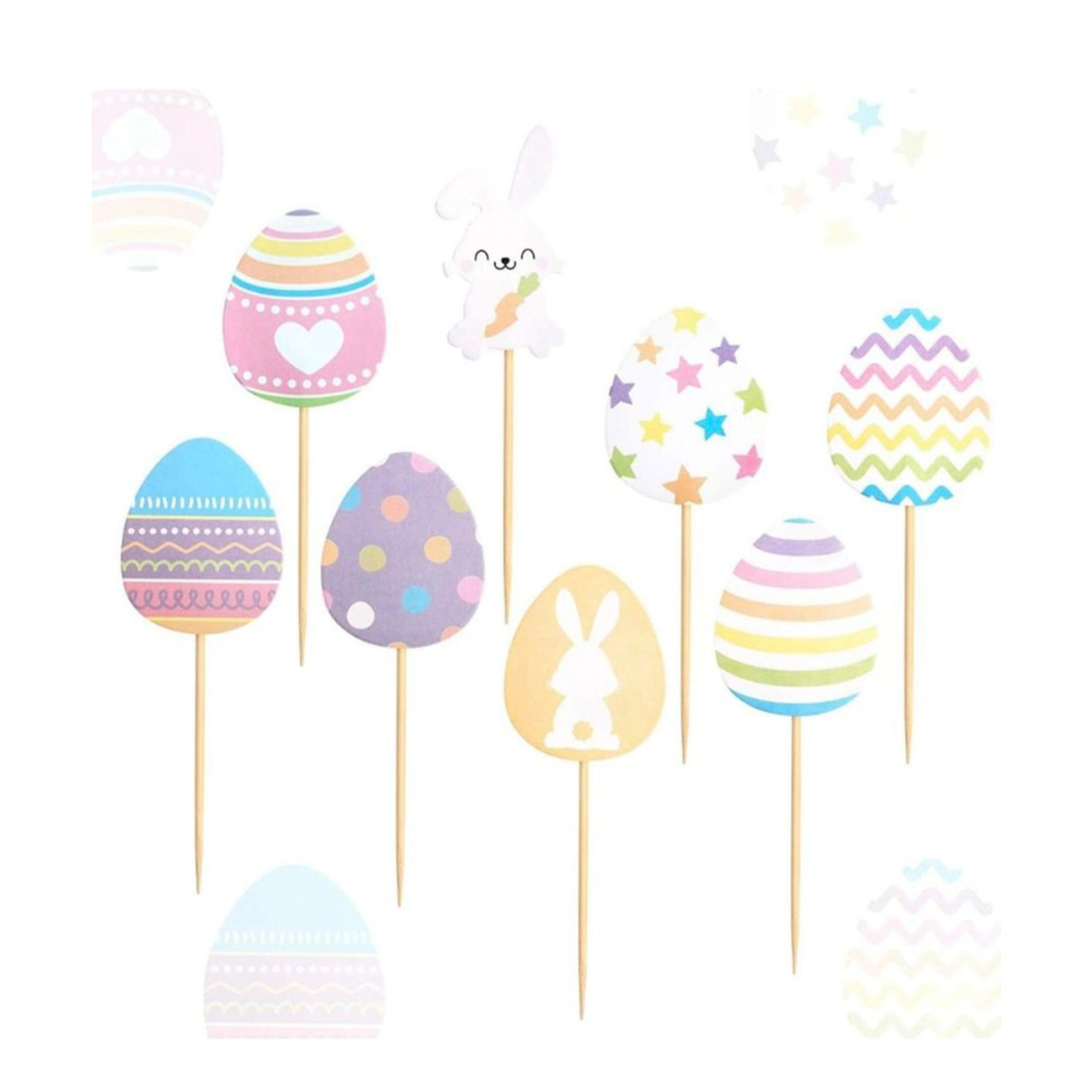 Easter Cupcake Toppers, 30pcs - Picture 5 of 10